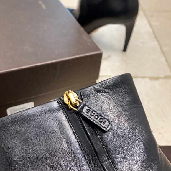 Gucci Heel Boots Black - Picture 10 of 10